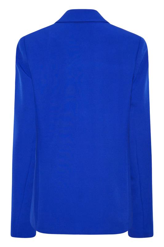 LTS Tall Women's Cobalt Blue Scuba Crepe Tailored Blazer | Long Tall Sally  7