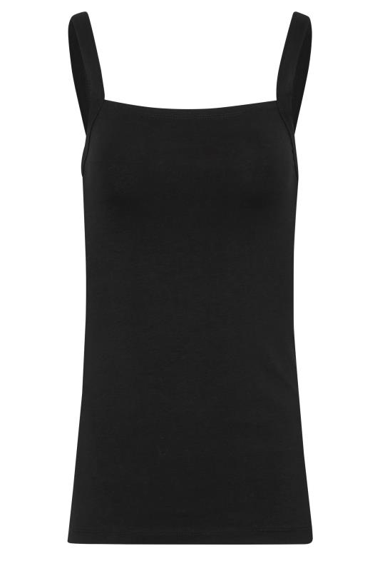 LTS 2 PACK Tall Women's Black & White Square Neck Vest Tops | LongTallSally 8