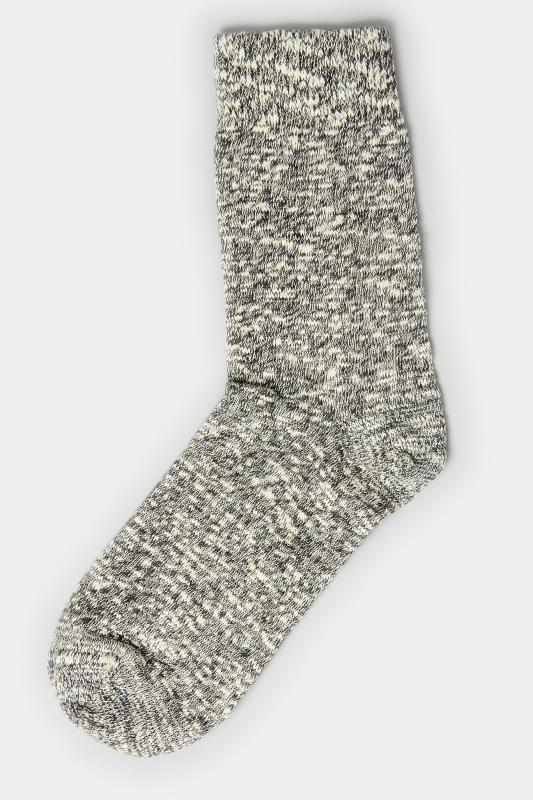 2 Pack Grey Argyle Ankle Socks | Yours Clothing 5
