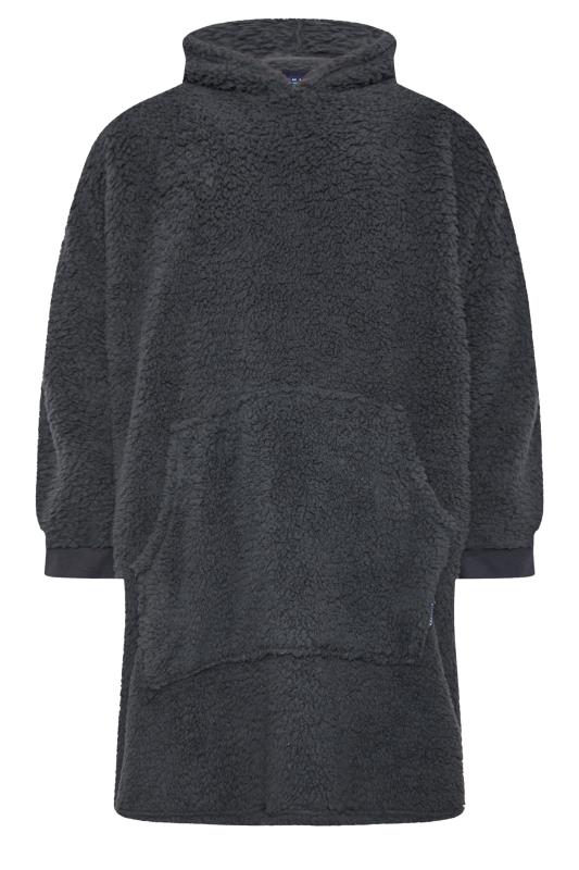 BadRhino Big & Tall Charcoal Grey Blanket Hoodie | BadRhino 5