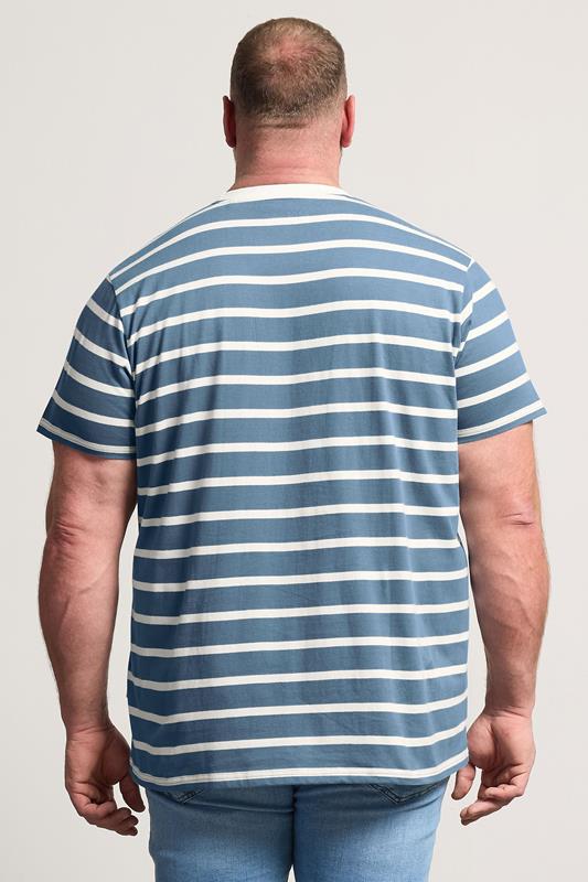 BadRhino Big & Tall Blue Stripe T-Shirt | BadRhino 2
