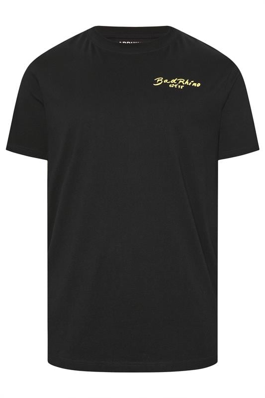 BadRhino Big & Tall Black Tiger Graphic T-Shirt