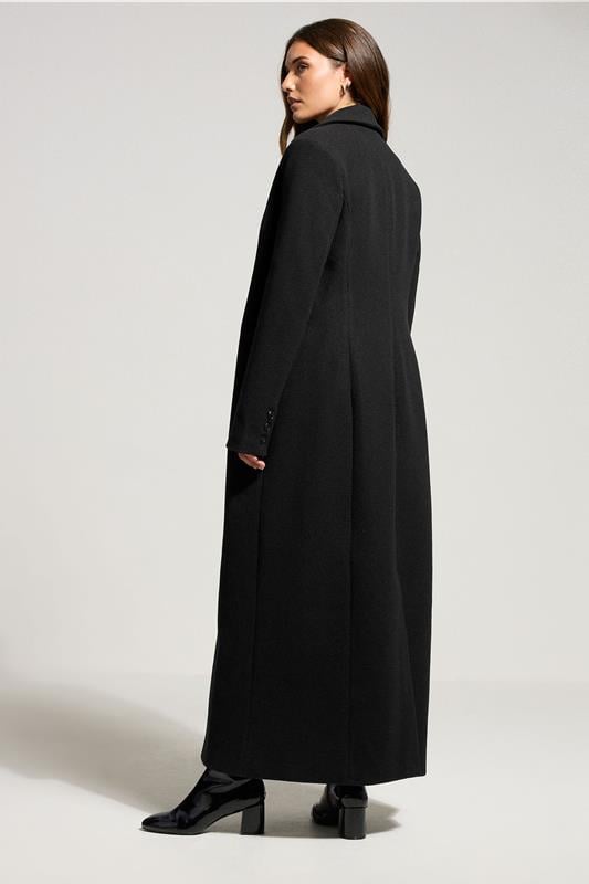 LTS Tall Black Formal Maxi Coat | Long Tall Sally 3
