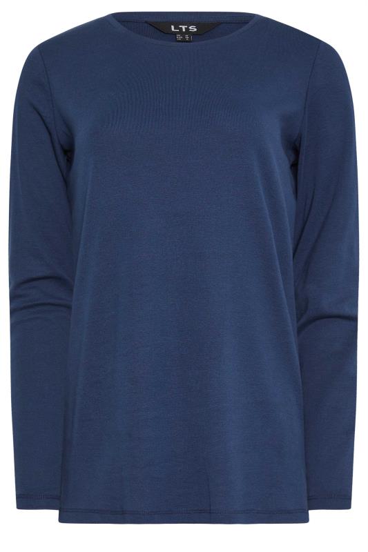 LTS Tall 3 PACK Blue & Black Stripe Long Sleeve Cotton T-Shirt | Long Tall Sally  10