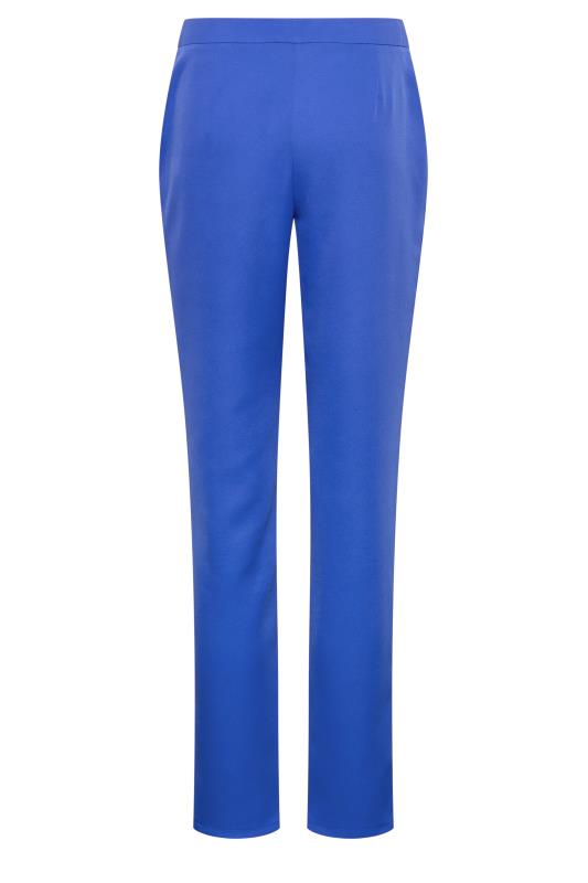LTS Tall Women's Cobalt Blue Scuba Crepe Slim Leg Trousers | Long Tall Sally 5