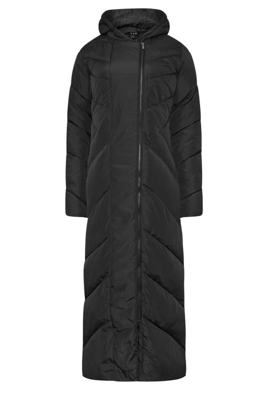 LTS Tall Women's Black Padded Longline Coat | Long Tall Sally 5