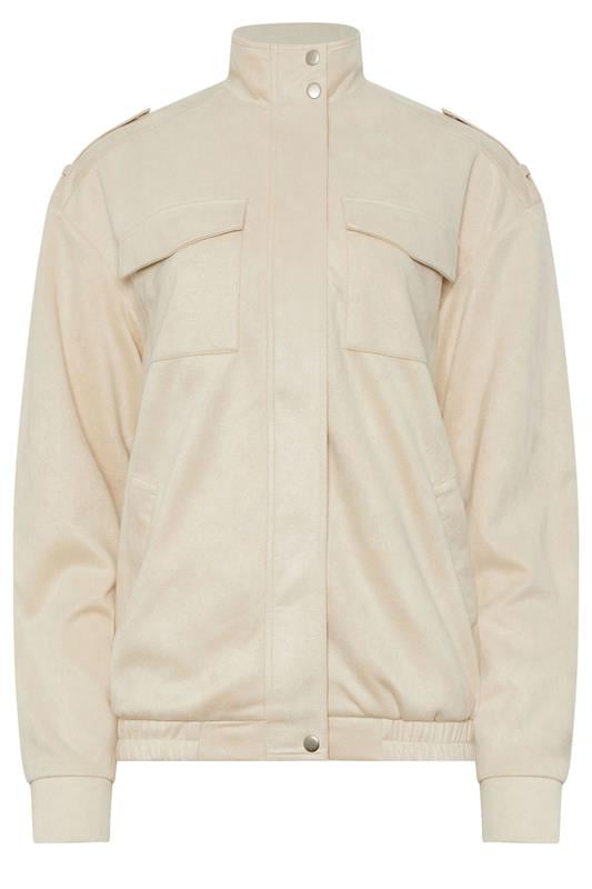 LTS Tall Women's Cream Faux Suede Jacket | Long Tall Sally 5