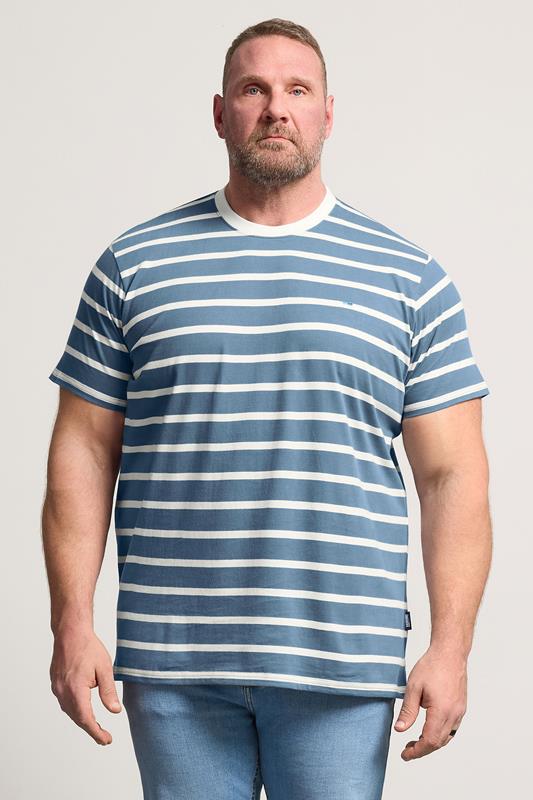  BadRhino Big & Tall Blue Stripe T-Shirt