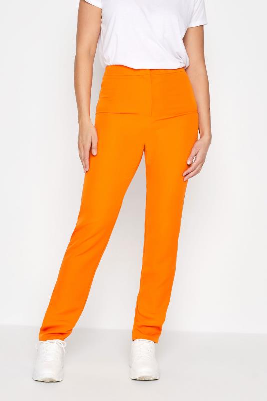 LTS Tall Women's Orange Slim Leg Trousers | Long Tall Sally 1