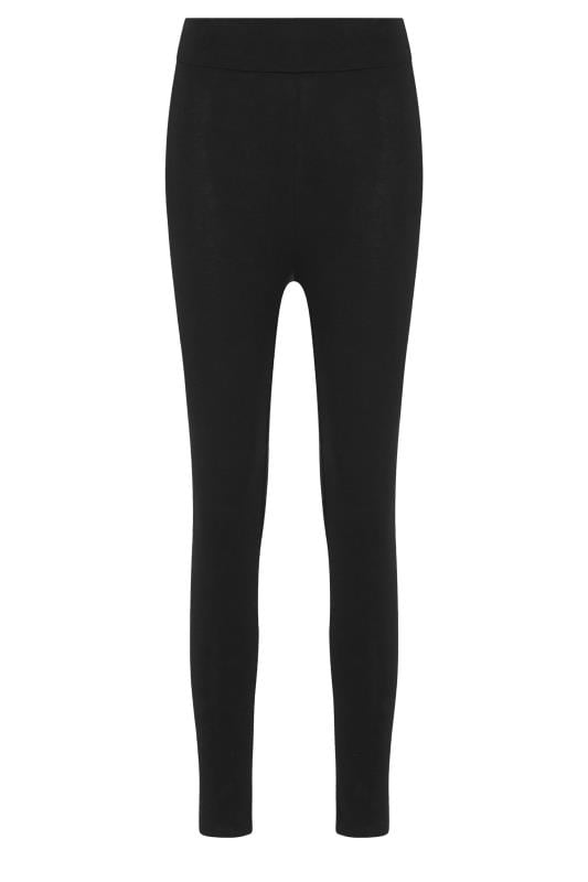 LTS Tall Black Fold Over Leggings | Long Tall Sally 5