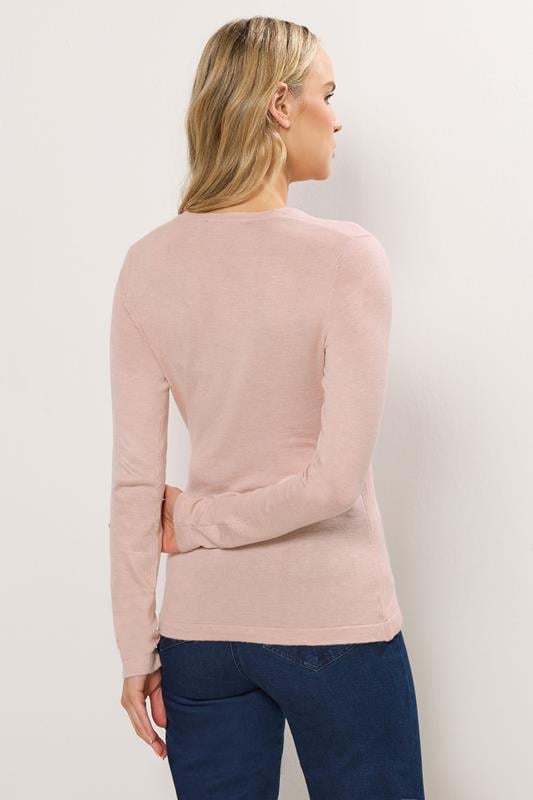LTS Tall Light Pink Knit Wrap Top | Long Tall Sally 3