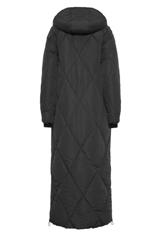 LTS Tall Women's Black Maxi Puffer Coat | Long Tall Sally 8