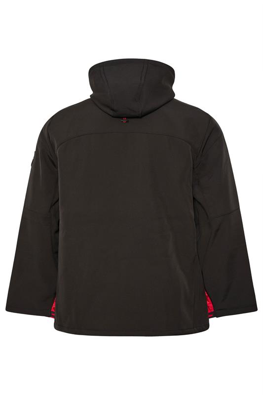 D555 Big & Tall Black Padded Soft Shell Jacket | BadRhino 4