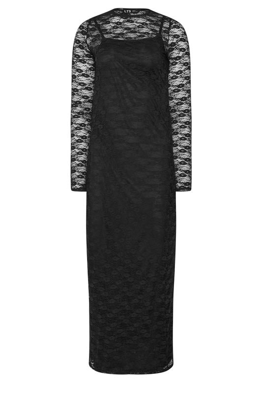 LTS Tall Black Lace Maxi Dress | Long Tall Sally 5
