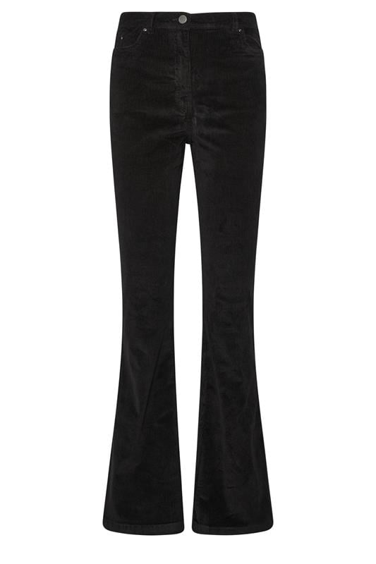 LTS Tall Black Cord Flare Jeans | Long Tall Sally 1