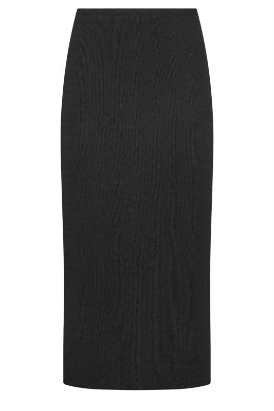 LTS Tall Black Button Midi Pencil Skirt | Long Tall Sally 4