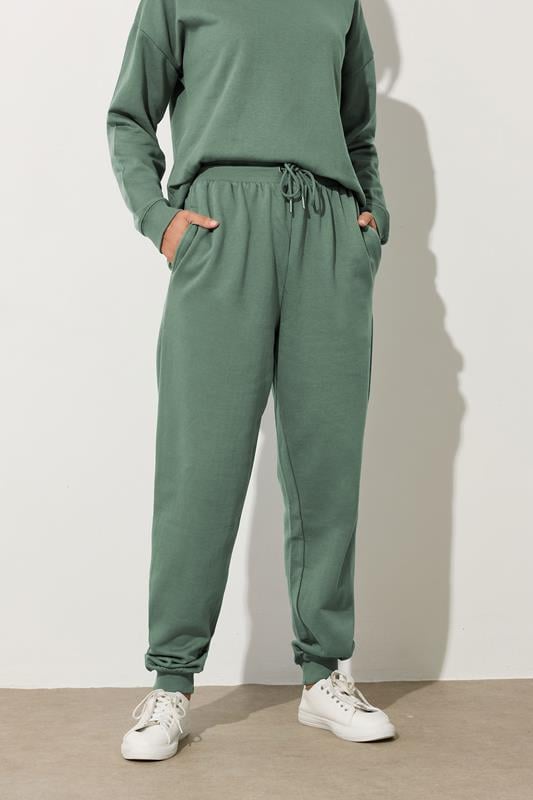 LTS Tall Women's Khaki Green Cuffed Jogger | Long Tall Sally  2