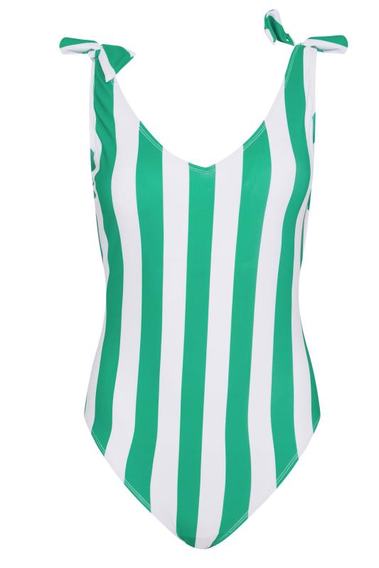 LTS Tall Women's Green Stripe Swimsuit | Long Tall Sally 5