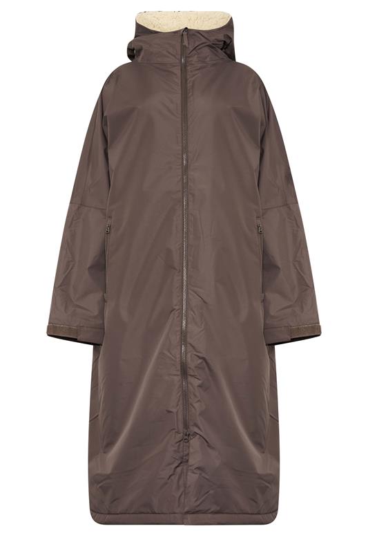  LTS Tall Brown Borg Lined Robe