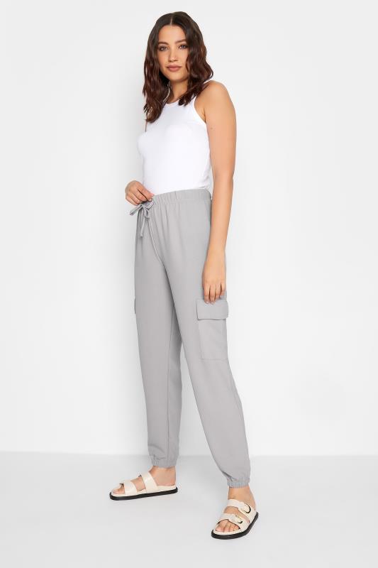LTS Tall Women's Grey Cuffed Utility Trousers