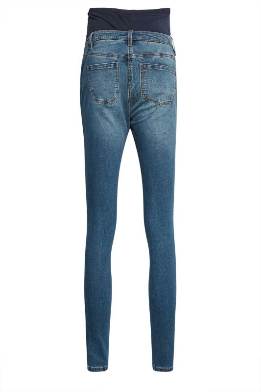 LTS Tall Maternity Mid Blue Skinny AVA Jeans | Long Tall Sally 6