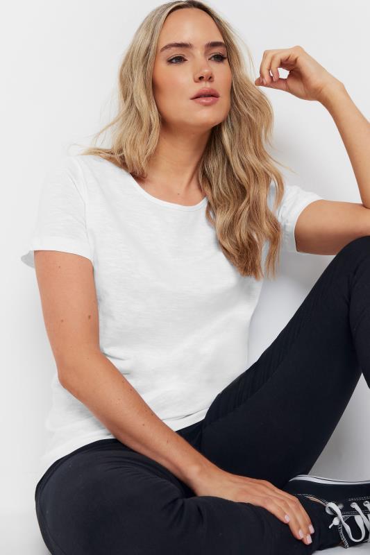 LTS Tall Womens White Cotton T-Shirt | Long Tall Sally 4