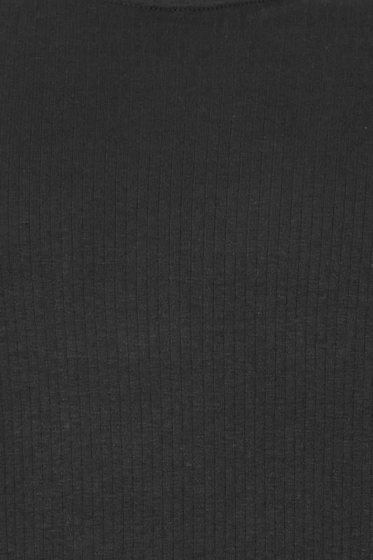 D555 Big & Tall Black Thermal Long Sleeve T-Shirt | BadRhino 2
