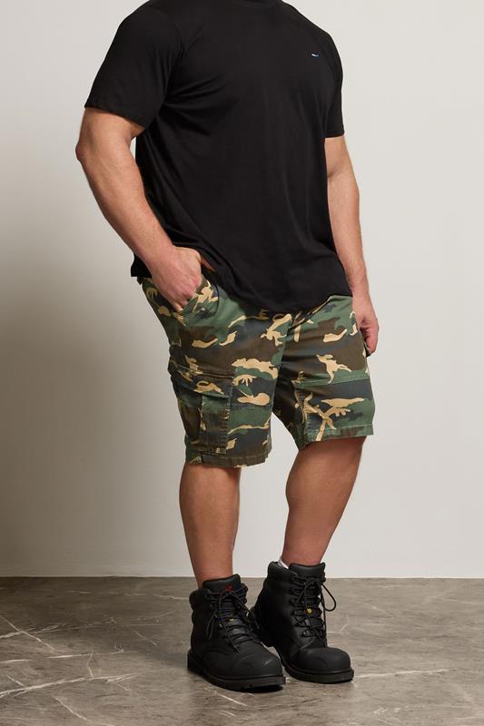 Men's  BadRhino Big & Tall Brown Camo Cargo Shorts