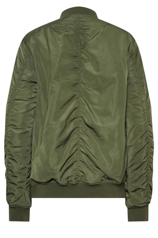 LTS Tall Women's Khaki Green Bomber Jacket | Long Tall Sally