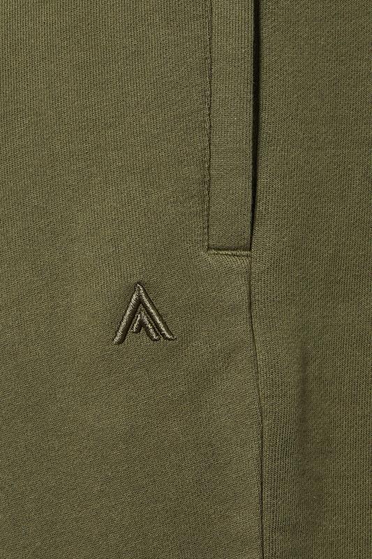 STUDIO A Big & Tall Khaki Green Pintuck Joggers | BadRhino 3