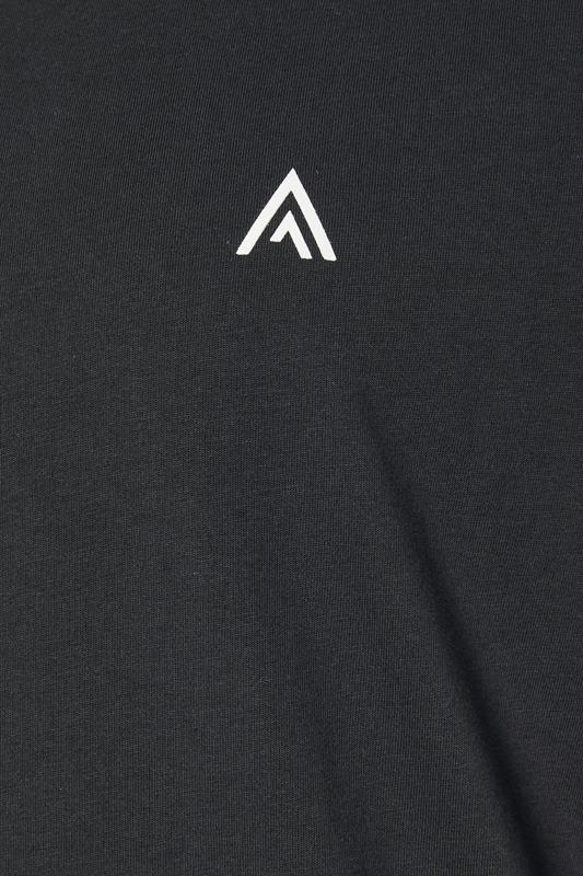 STUDIO A Big & Tall Black Snake & Skull Graphic T-Shirt | BadRhino 4