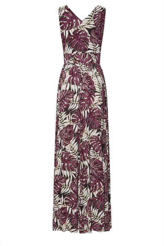 Tall Women's Purple Floral Side Slit Maxi Dress | Long Tall Sally  6