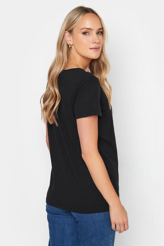 LTS Tall Women's Black Short Sleeve Cotton T-Shirt | Long Tall Sally 5