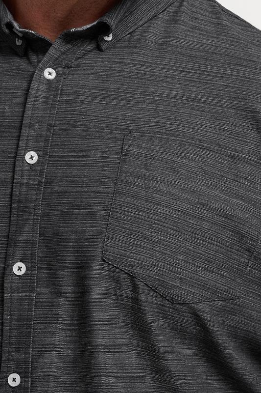 BadRhino Big & Tall Black Short Sleeve Slub Shirt | BadRhino 7