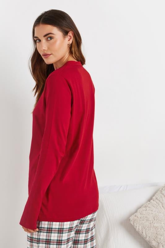 LTS Tall Red Cotton Pyjama Top | Long Tall Sally 6