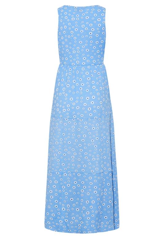 LTS Tall Women's Blue Daisy Print Maxi Dress | Long Tall Sally 7