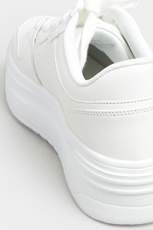 LIMITED COLLECTION White Super Chunky Trainers In Extra Wide EEE Fit | Yours Clothing 4