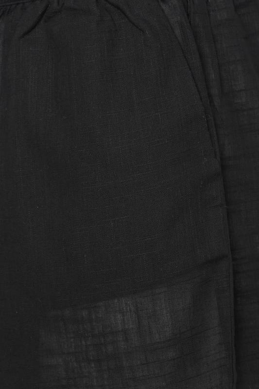 LTS Tall Women's Black Cotton Shorts | Long Tall Sally 3