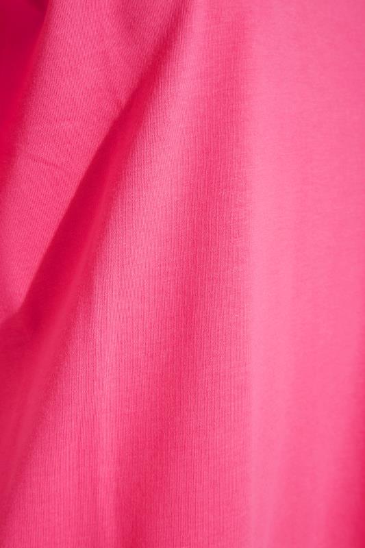 LTS Tall Women's Bright Pink Oversized Tunic T-Shirt | Long Tall Sally 5