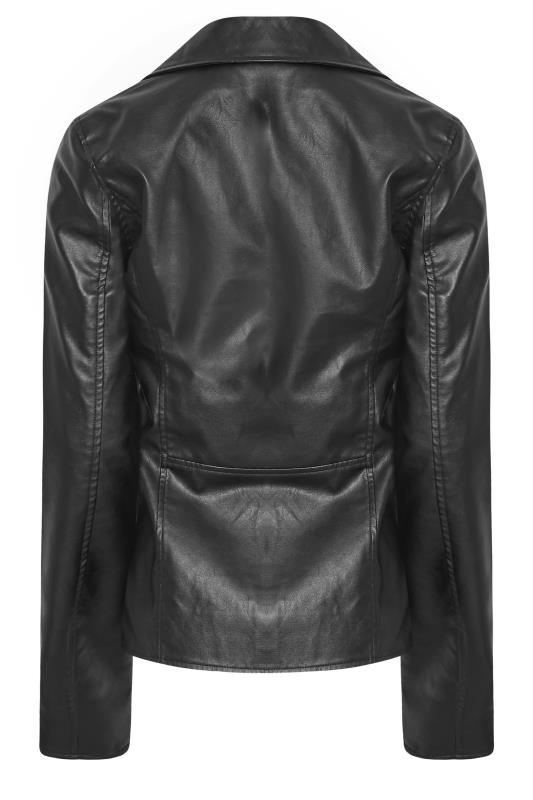 LTS Tall Women's Faux Leather Biker Jacket | Long Tall Sally 8