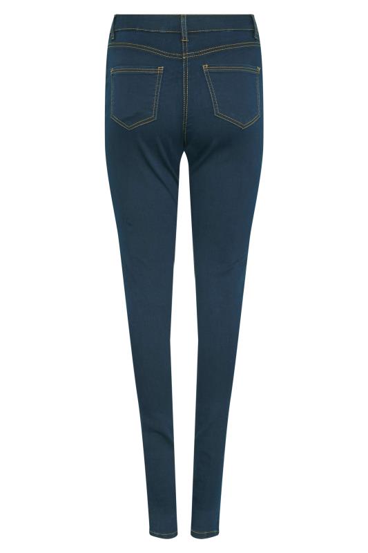 LTS Tall Women's Indigo Blue Washed AVA Skinny Jeans | Long Tall Sally 5