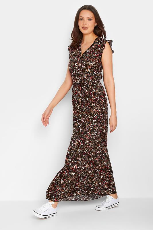 Tall Women's LTS Black Ditsy Floral Maxi Dress | Long Tall Sally 2