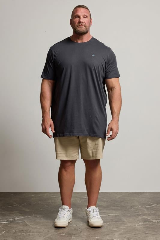 BadRhino Big & Tall Ebony Grey Extra Long Core T-Shirt | BadRhino 2