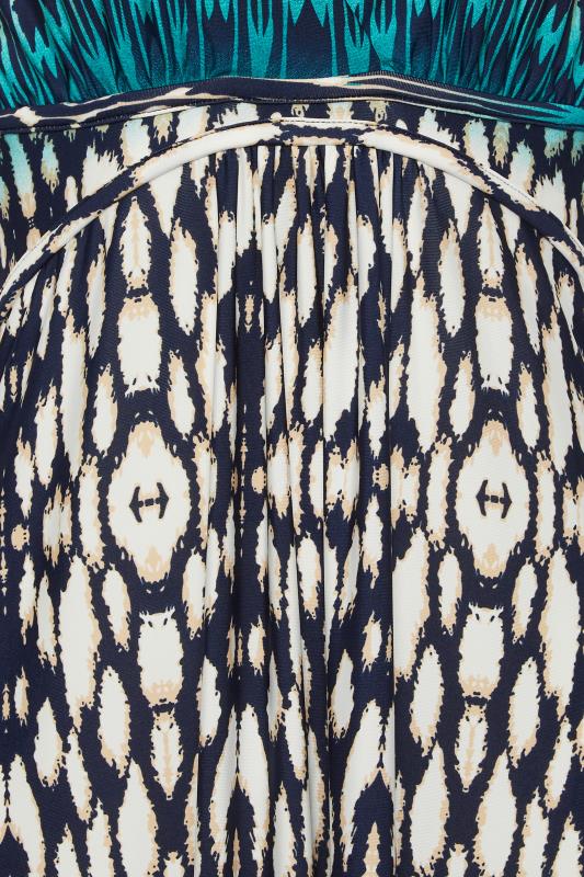 LTS Tall Women's Blue Aztec Print Maxi Dress | Long Tall Sally 6