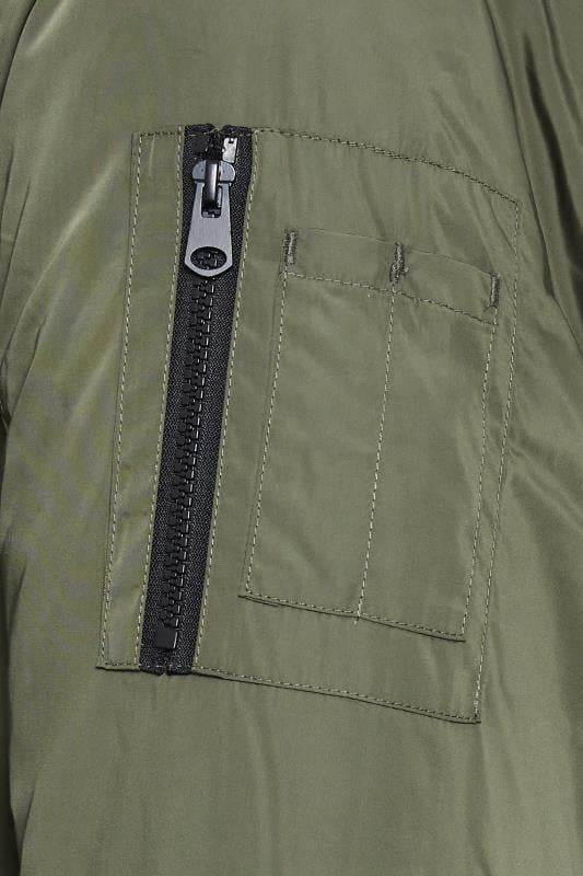 BadRhino Big & Tall Khaki Zip Bomber Jacket | BadRhino  3