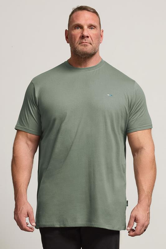 BadRhino Big & Tall Green/Blue/Purple/Cream/Navy Blue 5 Pack Extra Long T-Shirts | BadRhino 2
