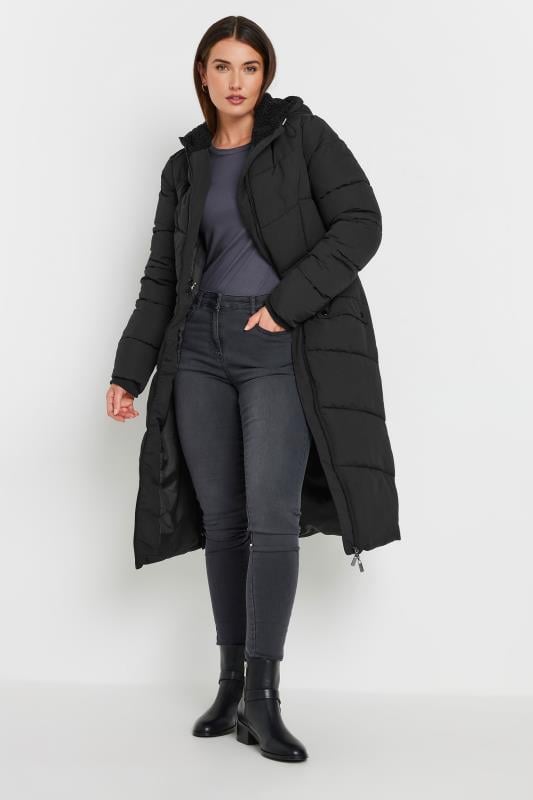 Padded coat black womens online