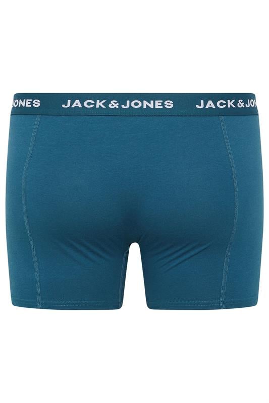 JACK & JONES Big & Tall 5 PACK Green/Blue/Black/Navy/Purple Boxers | BadRhino 10