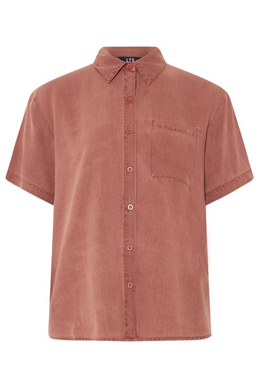 LTS Tall Women's Rust Orange Short Sleeve Shirt | Long Tall Sally 5