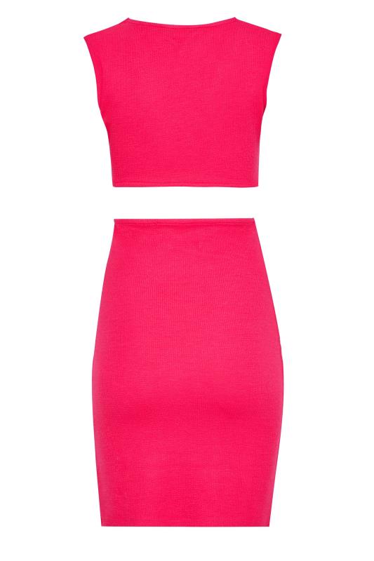 LTS Tall Women's Pink Cut Out Ring Detail Dress | Long Tall Sally 7